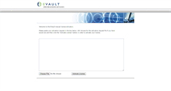 Desktop Screenshot of activation.evault.com